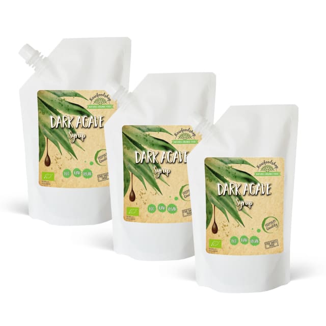Agavesirup Mørk ØKO 500ml x 3 pakker