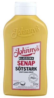 Jonny's Sennep Søtsterk 500g