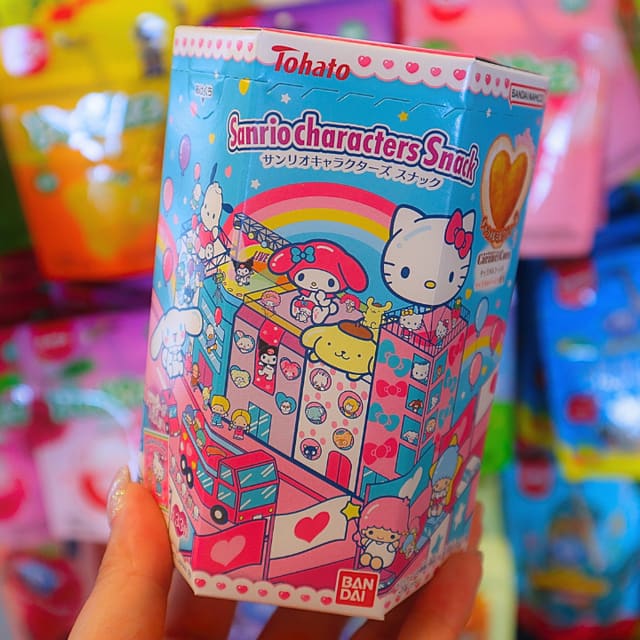 Sanrio Characters Heart Snack Caramel Milk Tea 18g (TOHATO)