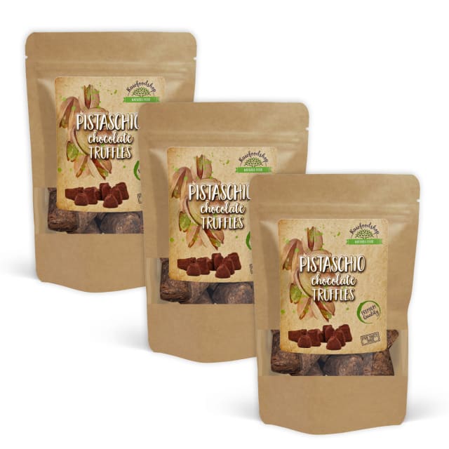 Sjokoladetrøffel Pistasj 100g x 3 pakker