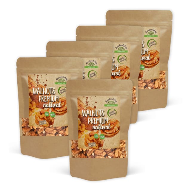 Valnøtter Premium RAW 250g x 5 pakker