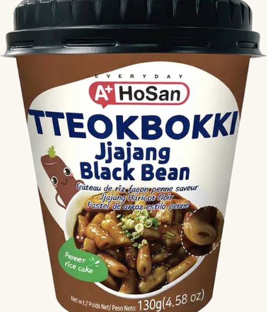A+ Tteokbokki Jjajang Black Bean Cup 130g
