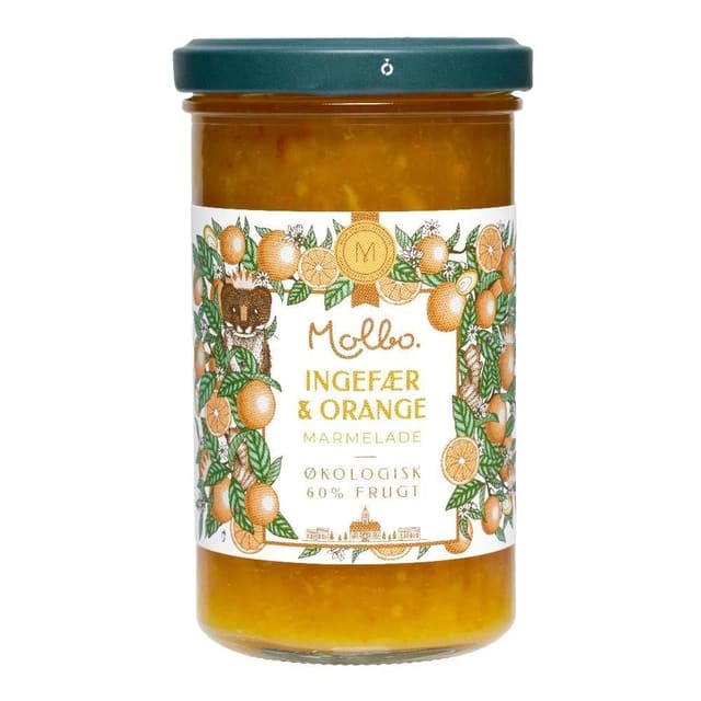 Syltetøyingefær & appelsin, 290 g, økologisk, Rømer Vegan