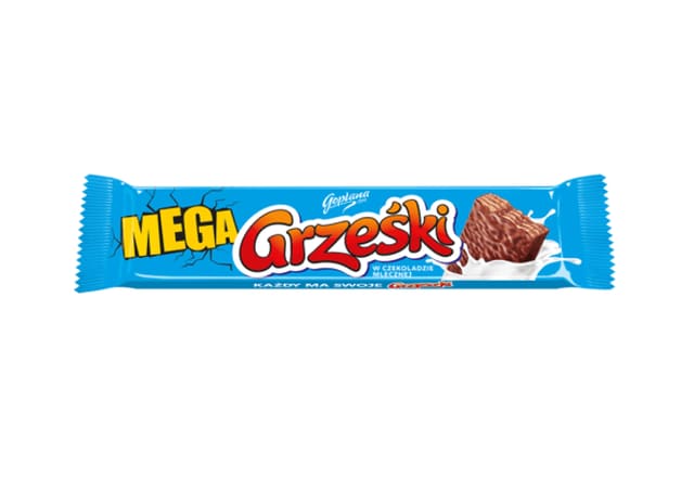 Mega Grześki Cocoa Wafer Milk Chocolate 48g ...