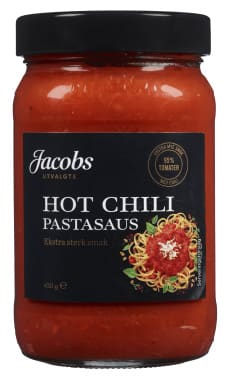Pastasaus Hot Chili 450g Jacobs Utvalgte
