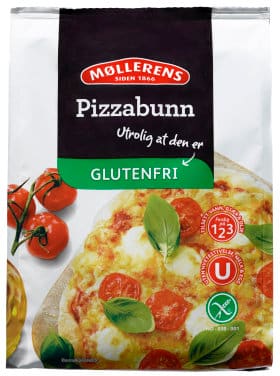 Pizzabunn Mix glutenfri 300g Møllerens