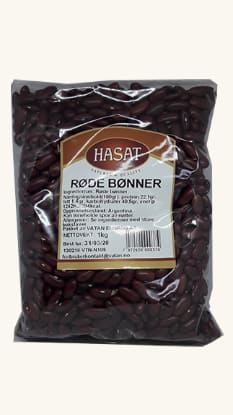 Hasat Røde Kidney Bønner 1kg