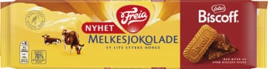 Melkesjokolade Biscoff 190g Freia