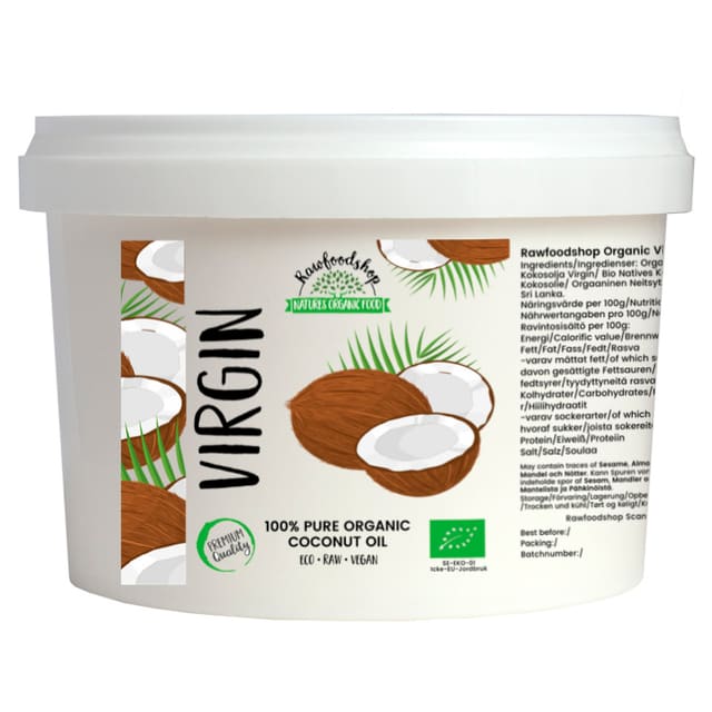 Kokosolje Virgin RAW ØKO 500ml