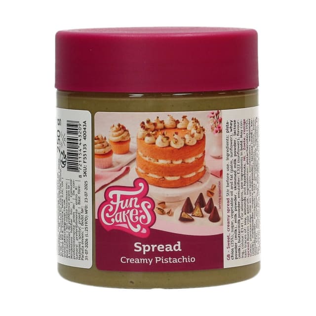 Creamy Pistachio 35 % – Pålegg 250g, FunCakes