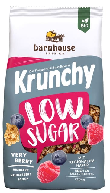 Krunchy Very Berry375 g, økologisk, Barnhouse