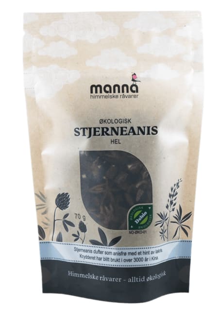 Stjerneanishel, 70 g, økologisk, Manna