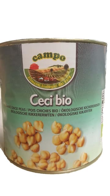Kikerter i lake2,6 kg, økologisk, Campo