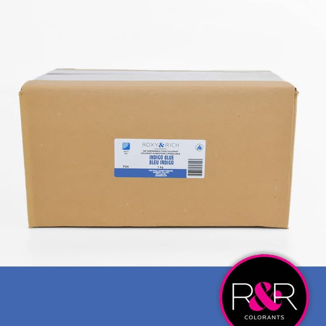 Indigo Blue 1kg – Fettløselig pulverfarge, Roxy & Rich