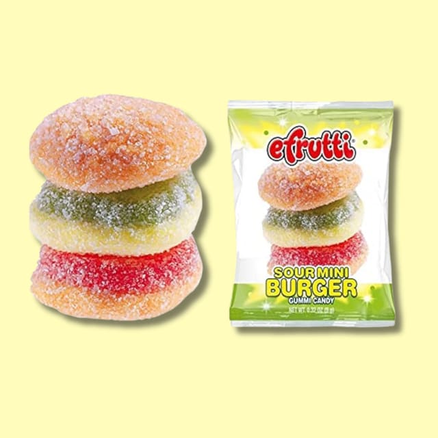 GUMMI Mini Sour Burger 9g (EFRUTTI)