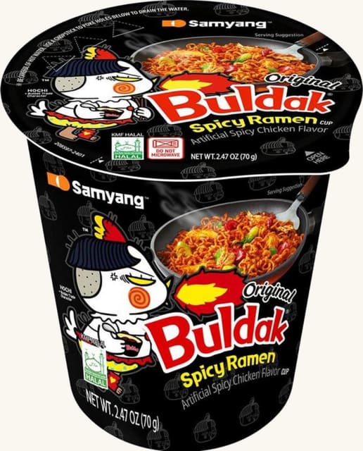 Samyang Buldak Spicy Cup 70g