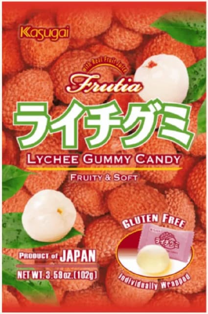 Kasugai Lychee Gummy 107g
