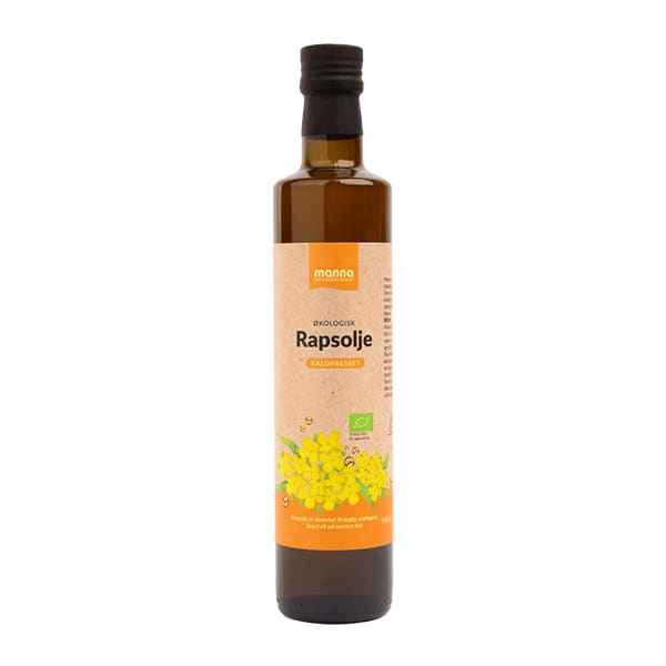 Rapsolje500 ml, økologisk, Manna