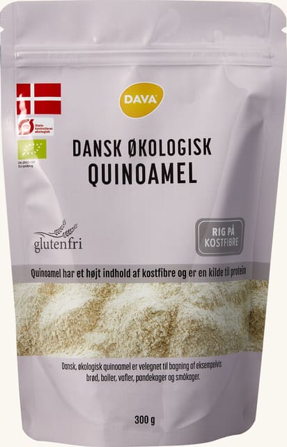 Økologisk quinoamel – DAVA, 300 g – BEST FØR 10/26