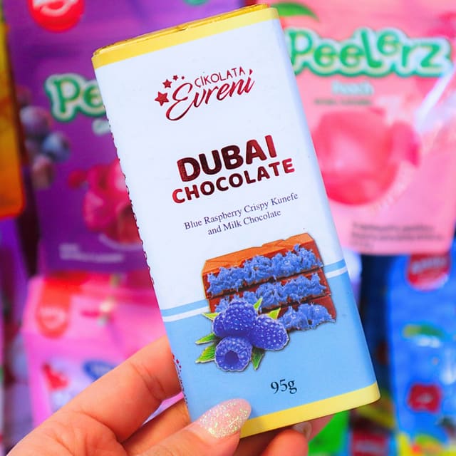 Dubai Chocolate Blue Raspberry Crispy 95g (EURENI)