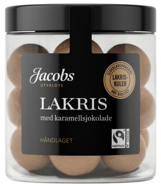 Lakriskuler m/Karamell 150g Jacobs Utvalgte