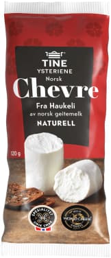 Chevre Ost Naturell Haukeli 120g Tine