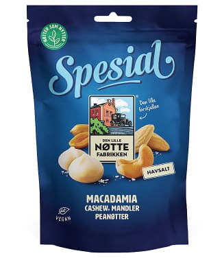 Spesial med Havsalt 160g Den Lille Nøttefabrikken