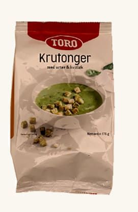 Toro Krutonger Urter & Hvitløk 175g