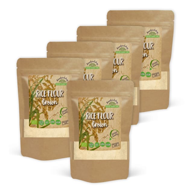 Rismel Brunt Glutenfritt ØKO 500g x 5 pakker
