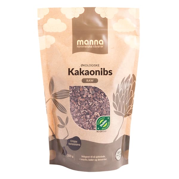 Kakaonibs200 g, økologisk, Manna