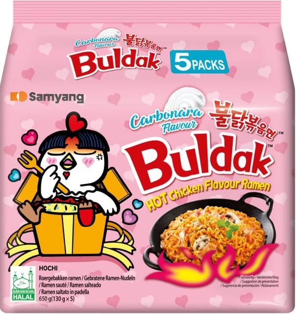 Samyang Buldak Carbonara 5-pack 650g