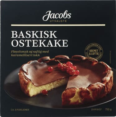 Ostekake Baskisk 750g Jacobs Utvalgte