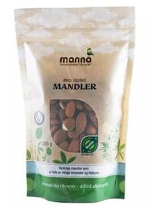 Mandler økologisk 200 g Manna