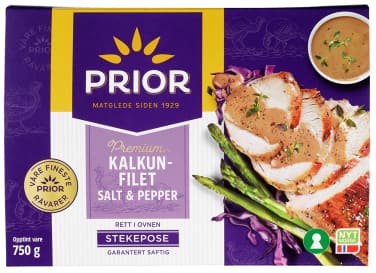 Kalkunfilet Salt&Pepper 750g Prior
