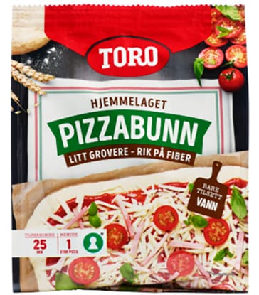 Pizzabunn Litt Grovere 373g