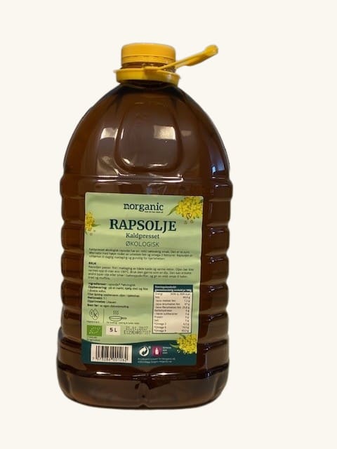 Rapsoljekaldpresset, 5 l, økologisk