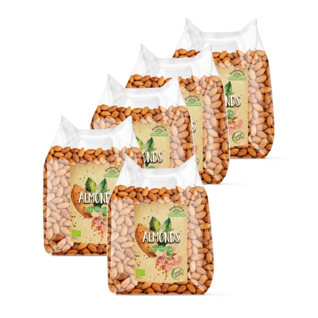 Mandel Premium RAW ØKO 1kg x 5 pakker