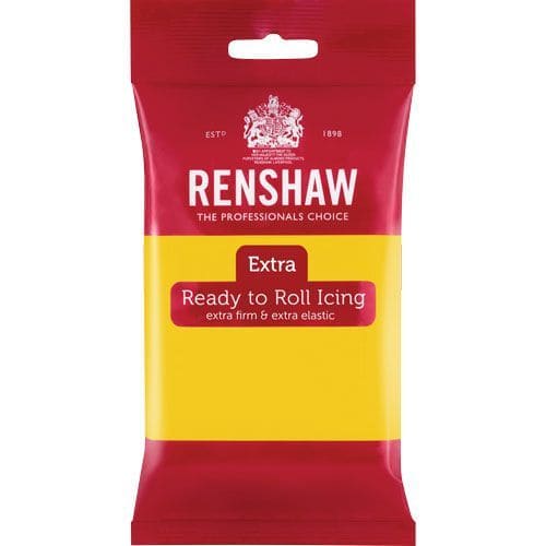 Renshaw Fondant Extra, Gul – 1 kg – BEST FØR 07/26