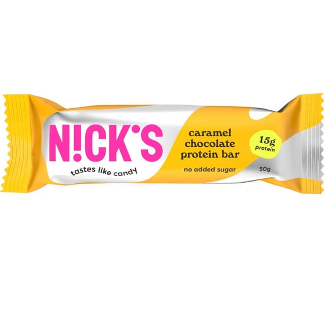 Nick's Protein Bar Caramel Chocolate 50g