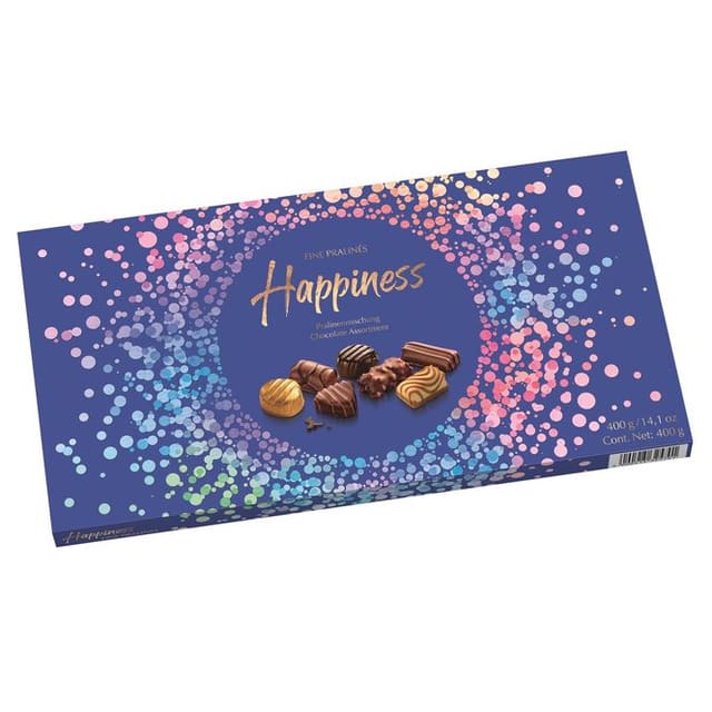Happiness Konfekt Sjokolade 400g (Datotilbud)