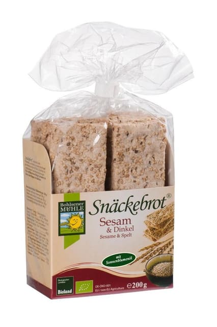 Knekkebrød200 g, økologisk, Bohlsener Mühle