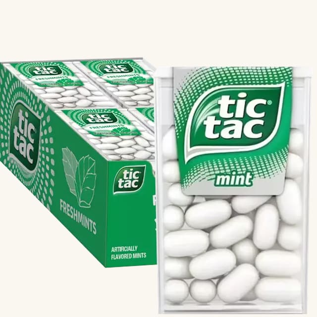 Tic Tac Mint 18g x 12st Storpakk