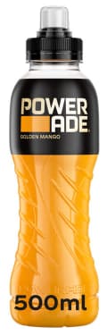 Powerade Golden Mango 0,5l flaske