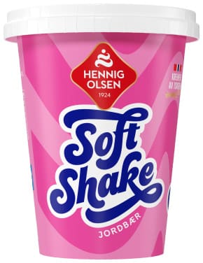 Soft Shake Jordbær 210ml Hennig-Olsen