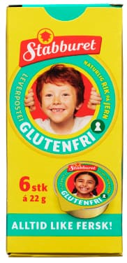 Leverpostei glutenfri 6x22g Stabburet
