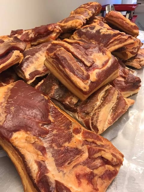 Bålbacon Skakke pr kg