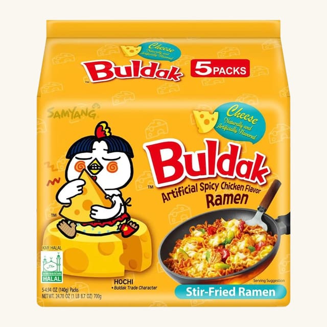 Samyang Buldak Cheese 5-pack 700g