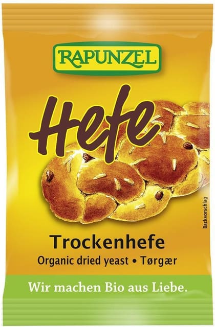 Tørrgjær9 g, økologisk, Rapunzel