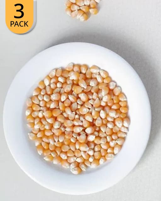3x SunnRask Økologisk Popcorn 200g