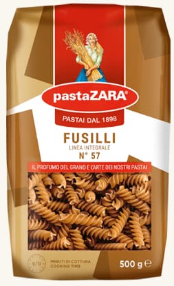 PastaZara Fullkorn Fusilli 500g